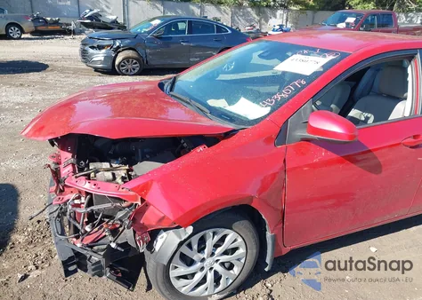 2018 Toyota Corolla Le из США, поврежденный, VIN 2T1BURHE0JC012948